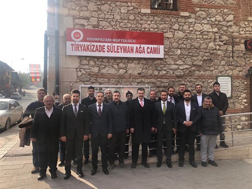 Kaymakamımız Ömer Ulu, Tiryakizade Süleyman Ağa Camisini Ziyaret Etti.